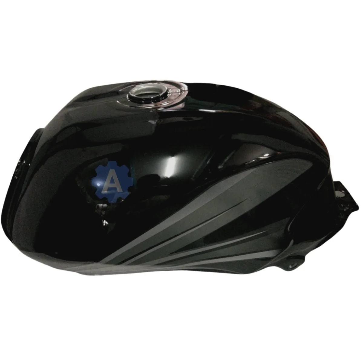 Ensons Petrol Tank for Honda Shine Type 4/ Type 5 (Black/Grey)