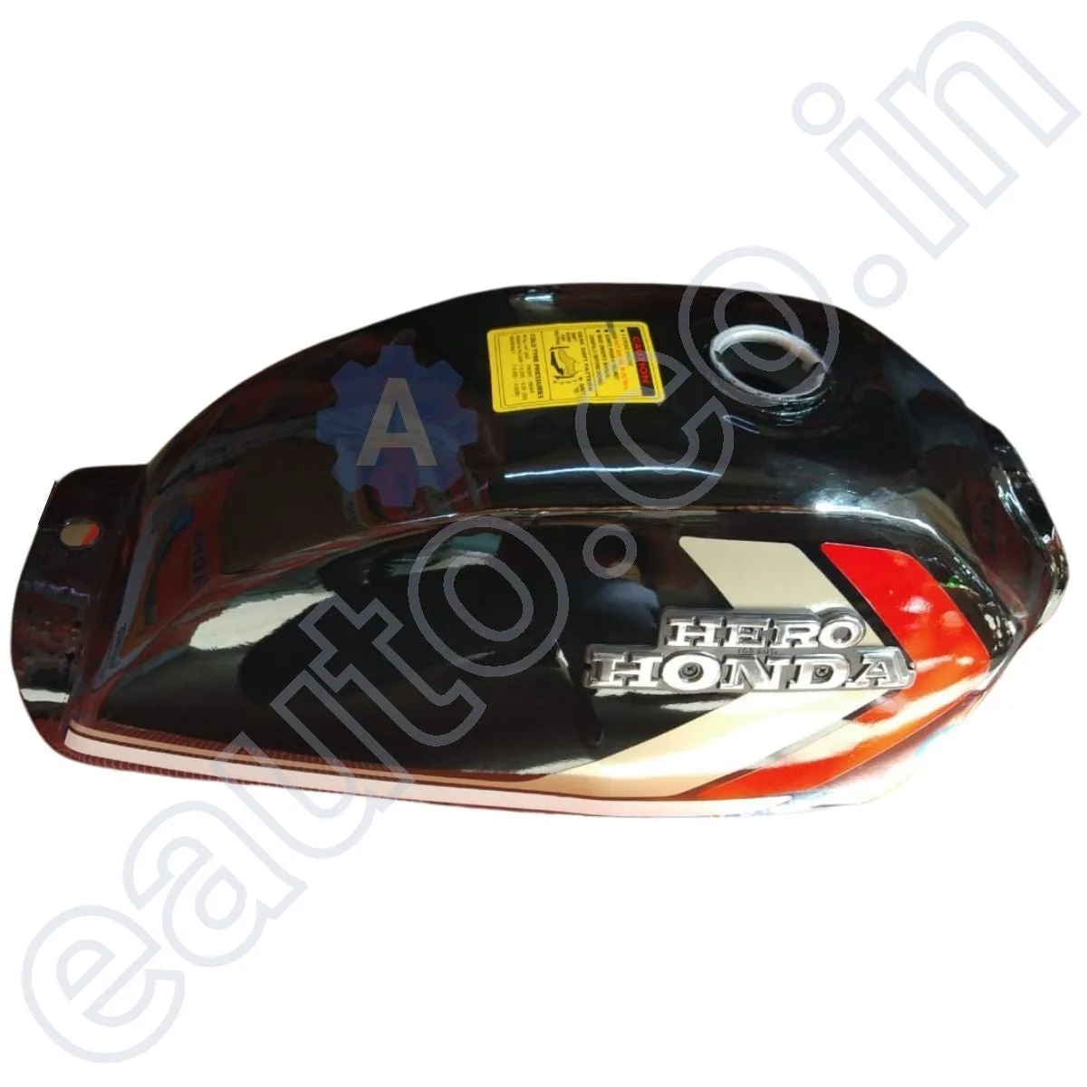 Ensons Petrol Tank for Hero CD 100 (Black) 2