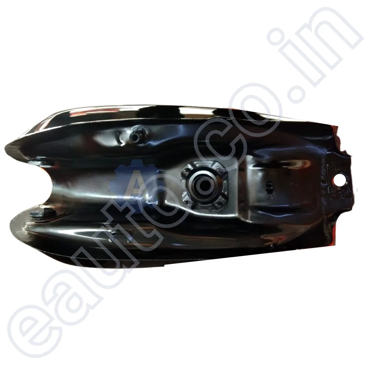 Ensons Petrol Tank for Hero Splendor Plus (Black/Orange) 3