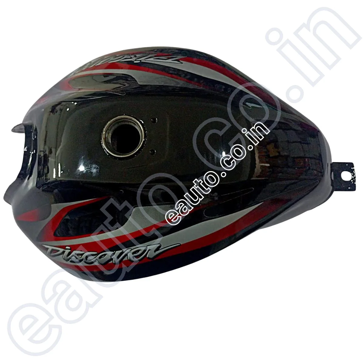 Ensons Petrol Tank for Bajaj Discover 125ST/ 100T (Black/Red) 3
