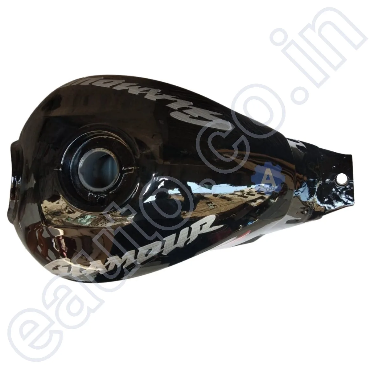 Ensons Petrol Tank for Hero Glamour Type 3/ Type 4 (Black/Red) 2