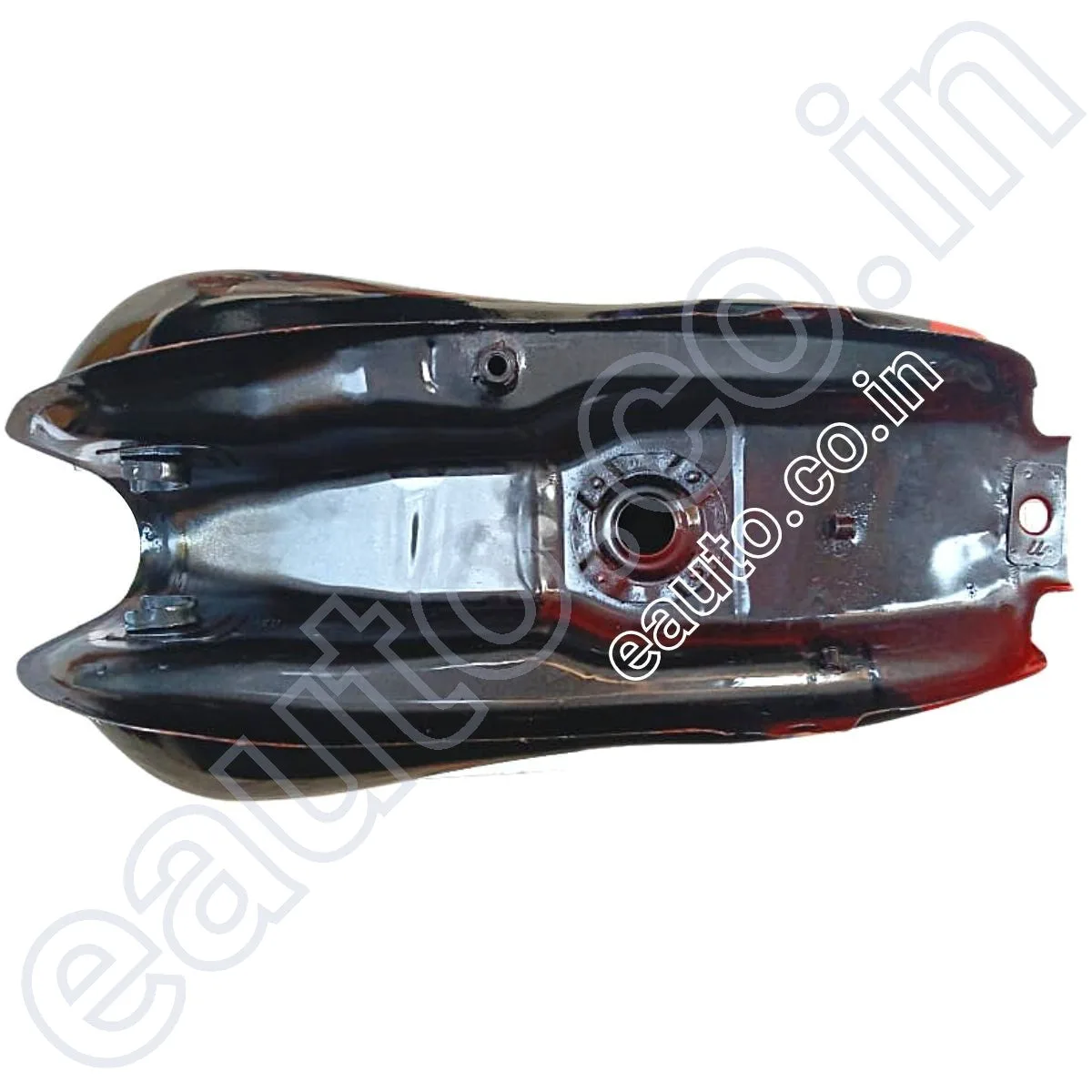 Ensons Petrol Tank for Hero Passion Plus Alloy Wheel (Black/Red) 2