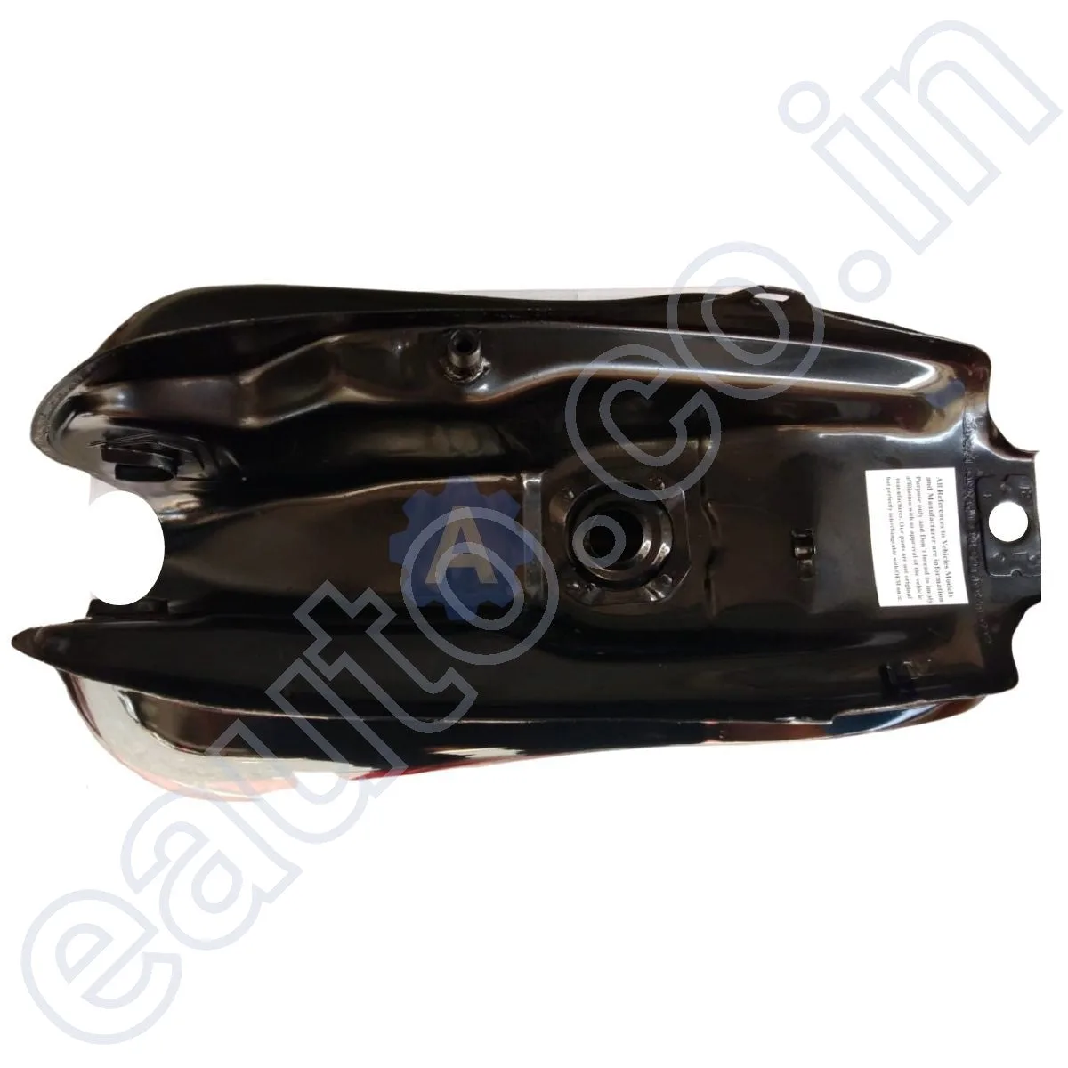 Ensons Petrol Tank for Hero Passion Plus (Black/Red) 4