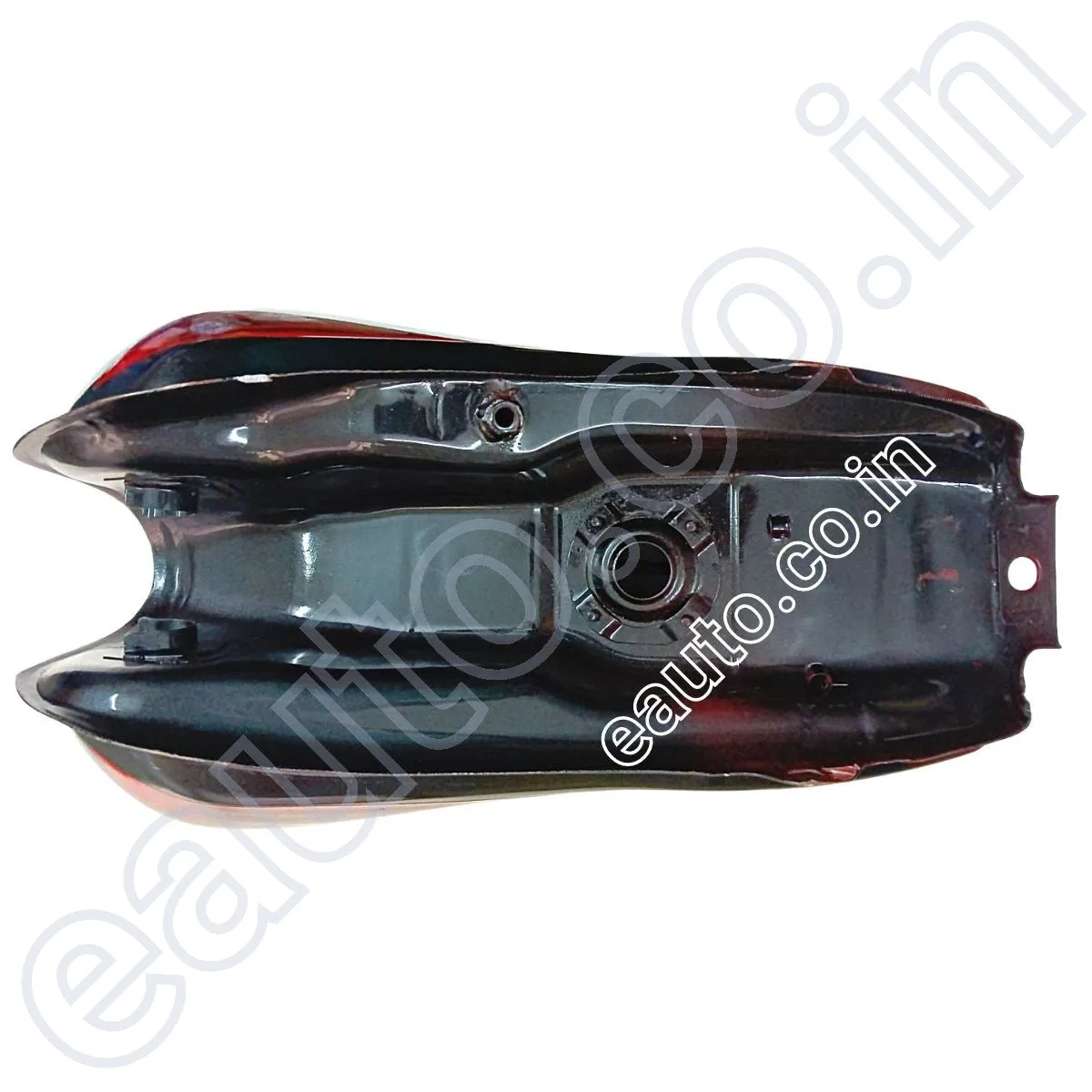 Ensons Petrol Tank for Hero Passion Pro (Black/Red) 3
