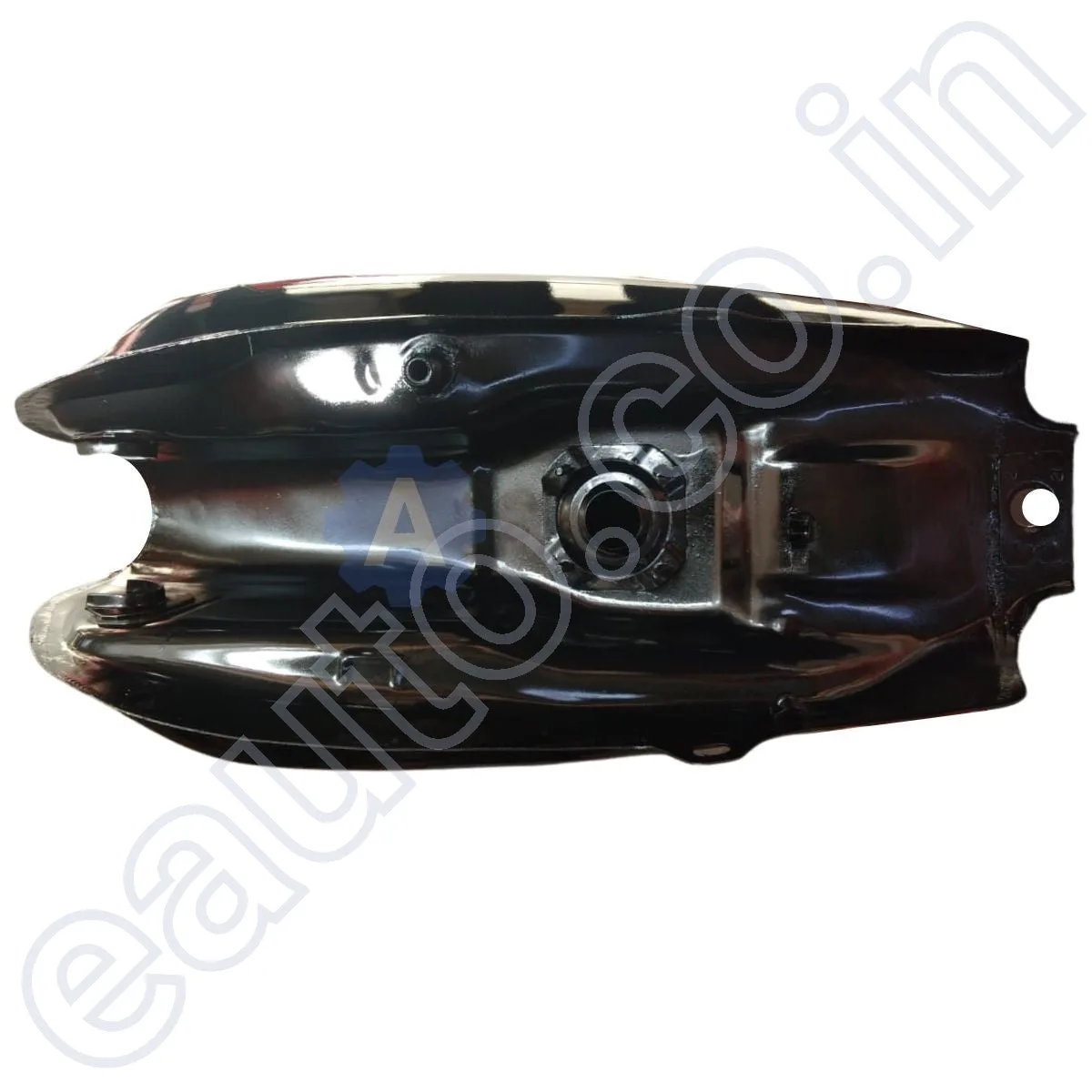Ensons Petrol Tank for Hero Splendor Plus (Black/Red) 4