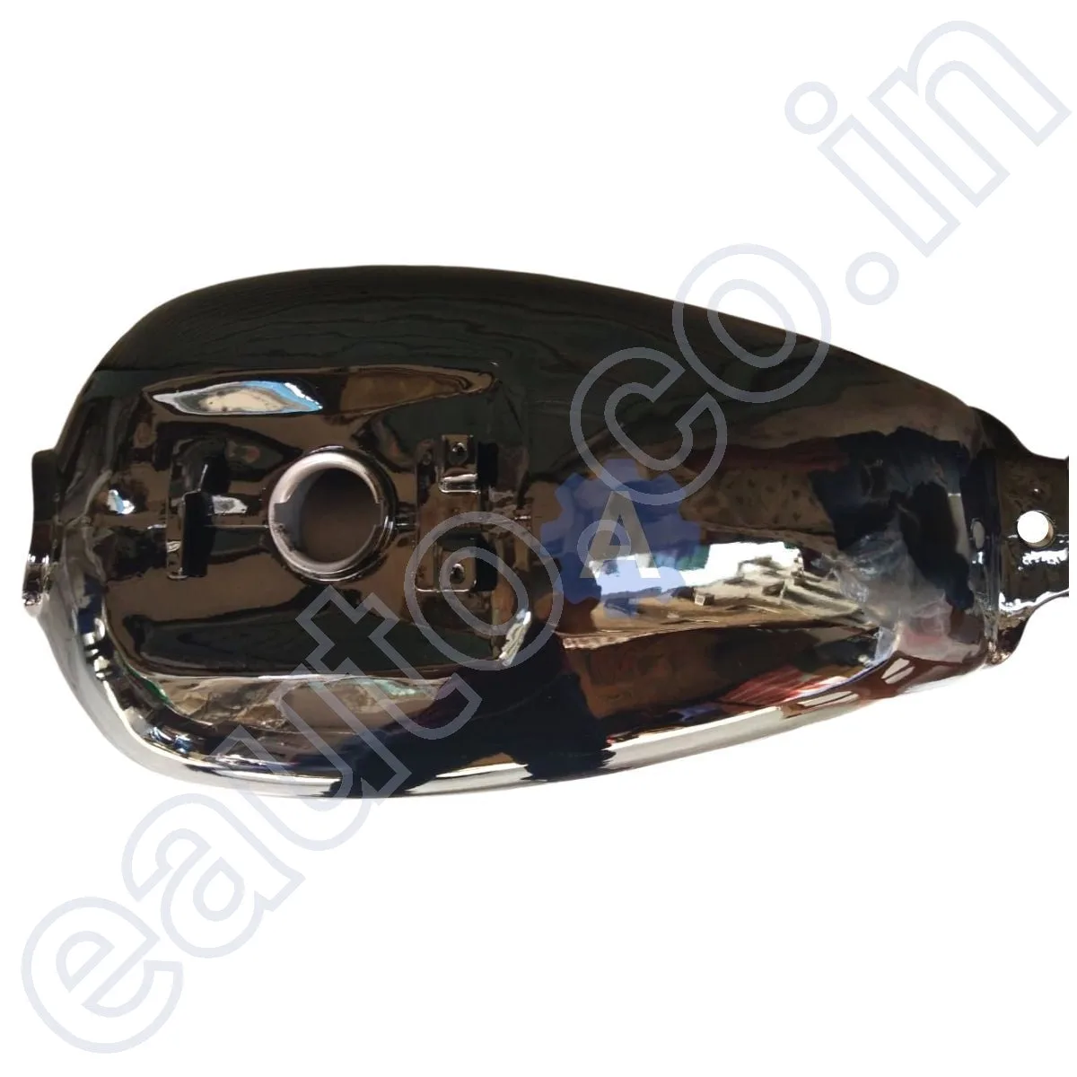 Ensons Petrol Tank for Hero Splendor Plus Alloy Wheel (Black/Silver or Grey) 3