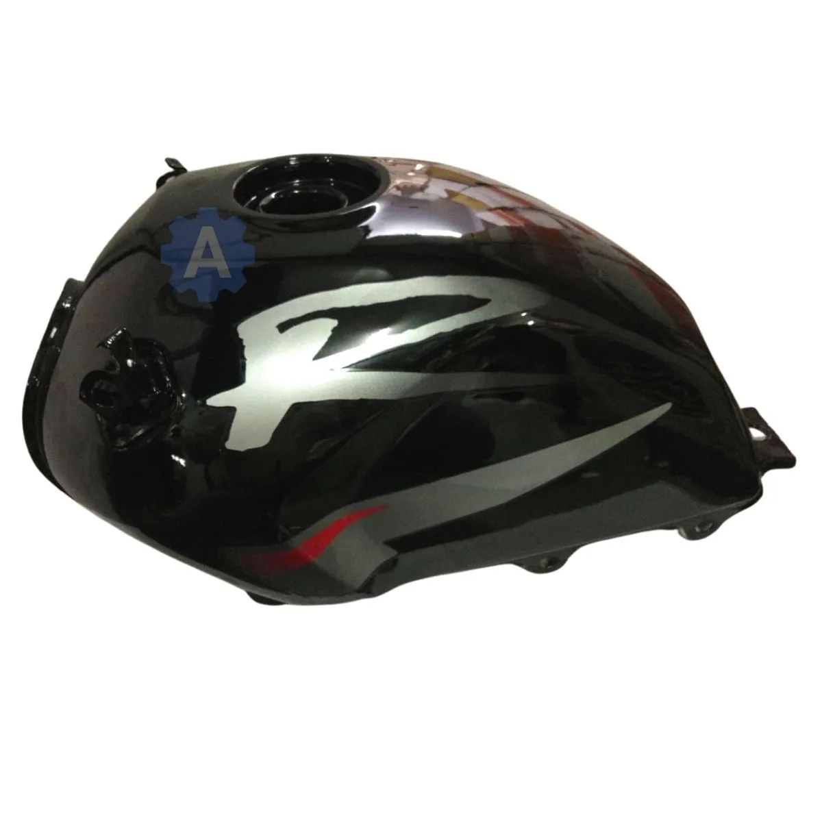 Ensons Petrol Tank for Hero Karizma R (Black/White)