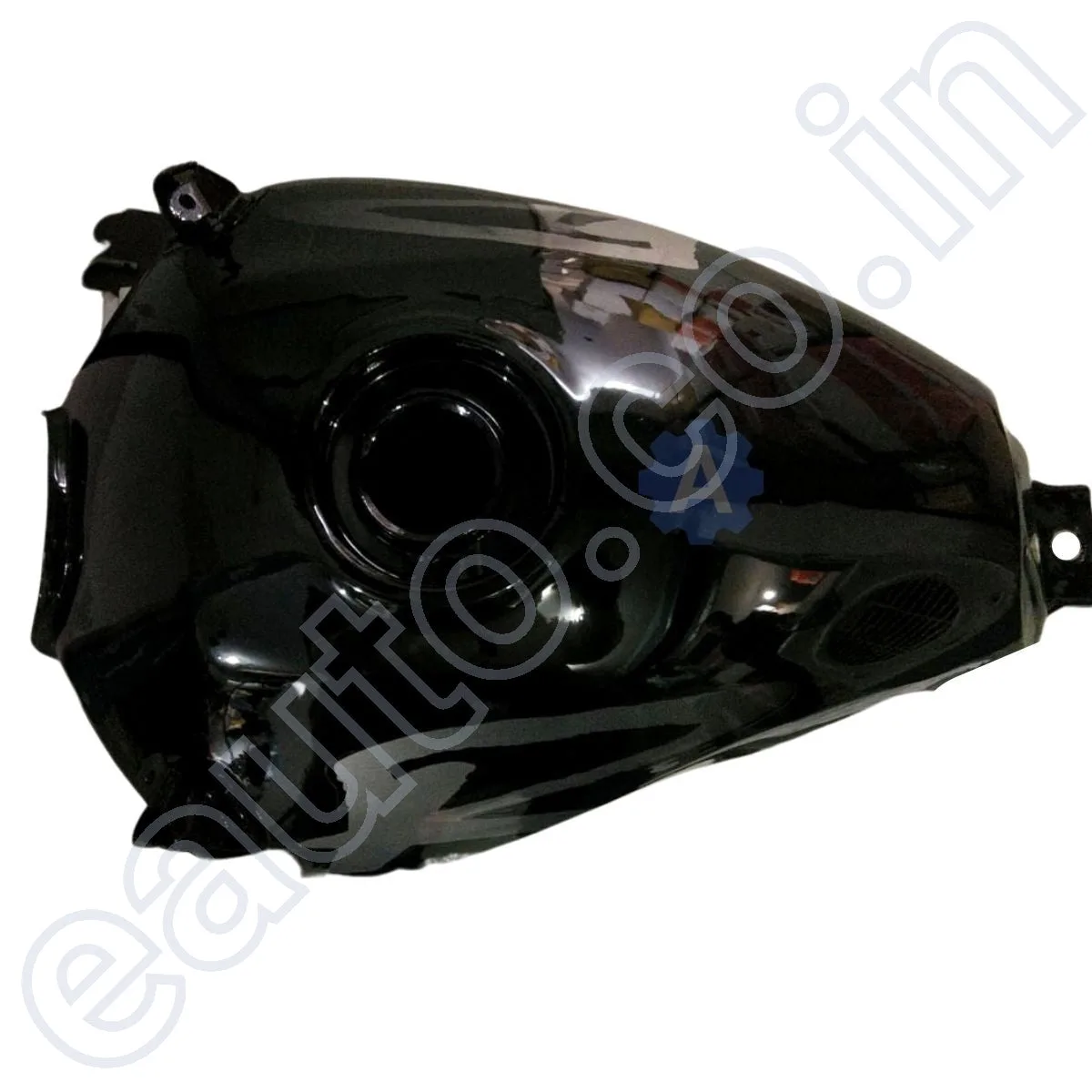 Ensons Petrol Tank for Hero Karizma R (Black/White) 2
