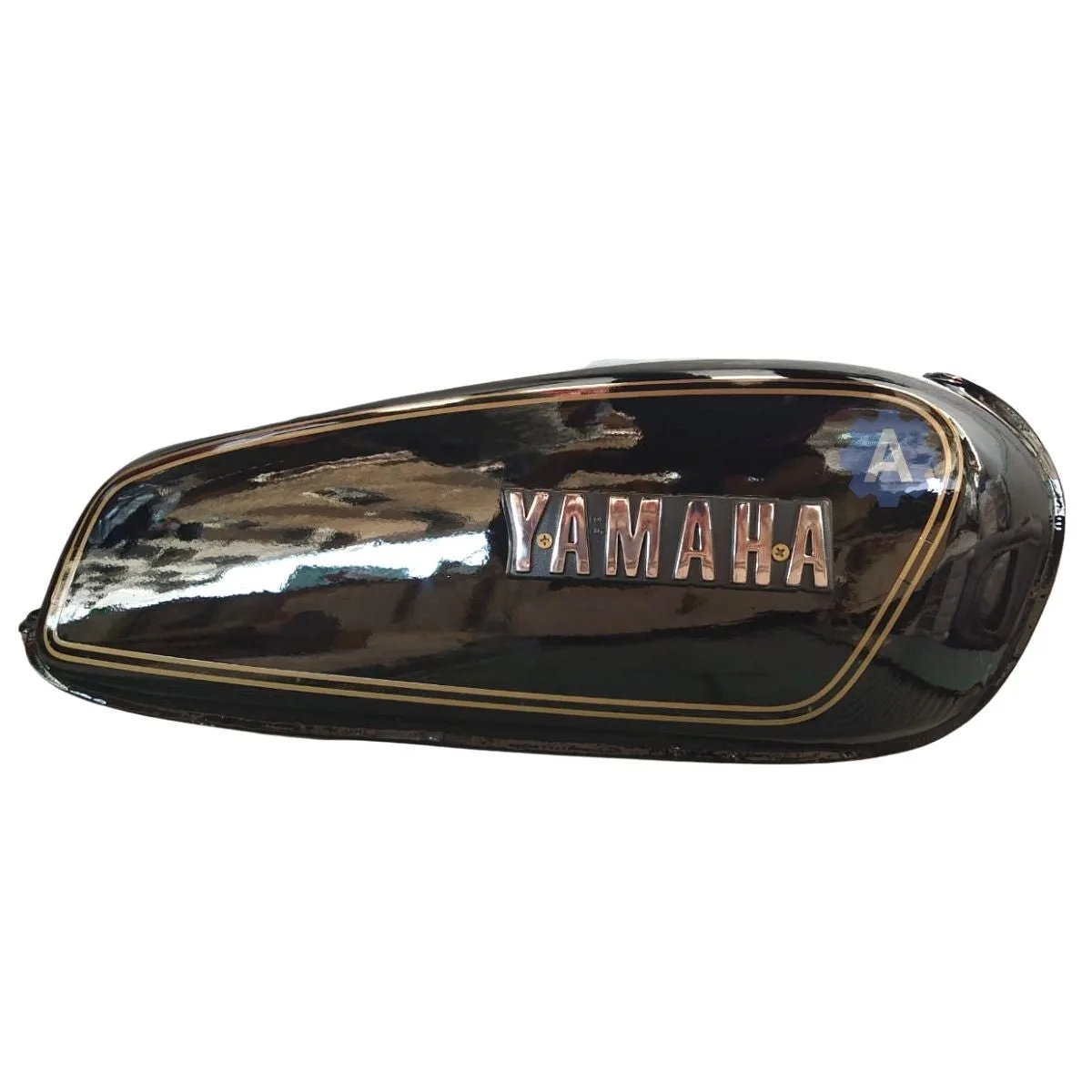 Ensons Petrol Tank for Yamaha RX100/ RX135/ RXG (Black)