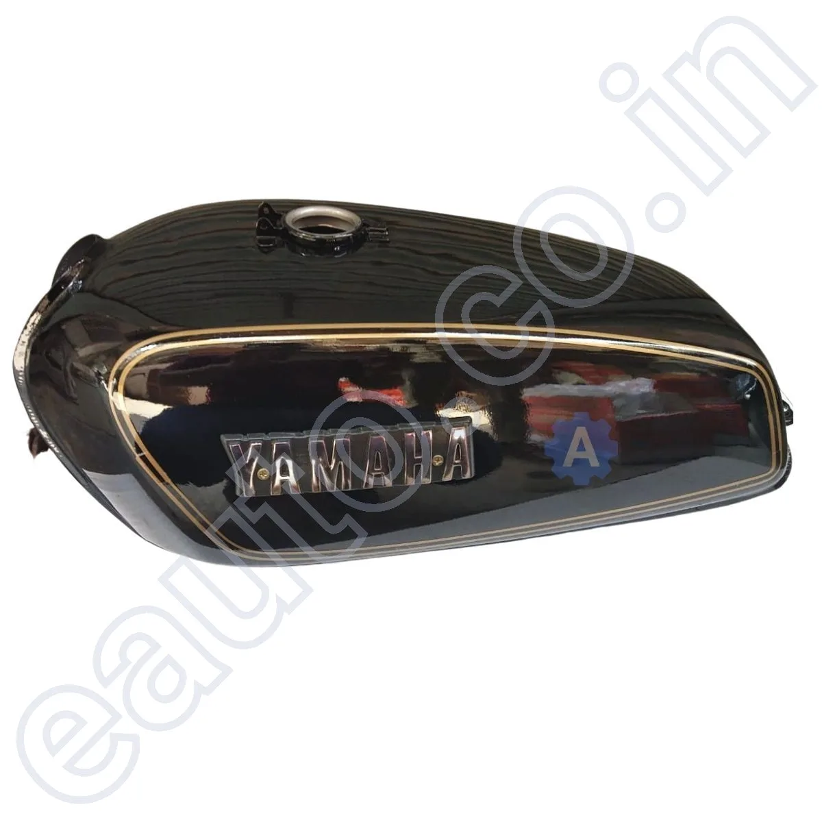 Ensons Petrol Tank for Yamaha RX100/ RX135/ RXG (Black) 3