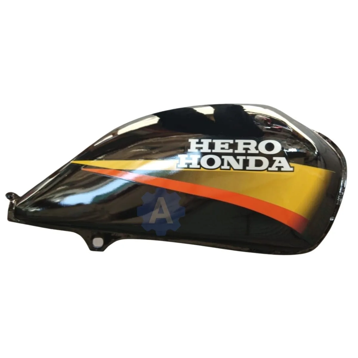 Ensons Petrol Tank for Hero CD Dawn New Model (Black/Yellow or Golden)