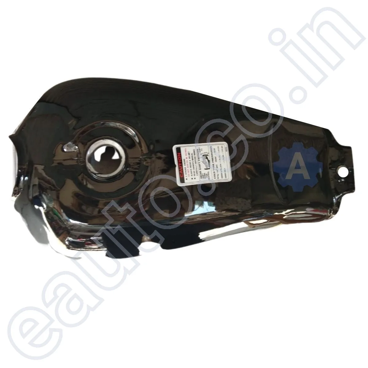 Ensons Petrol Tank for Hero CD Dawn New Model (Black/Yellow or Golden) 3