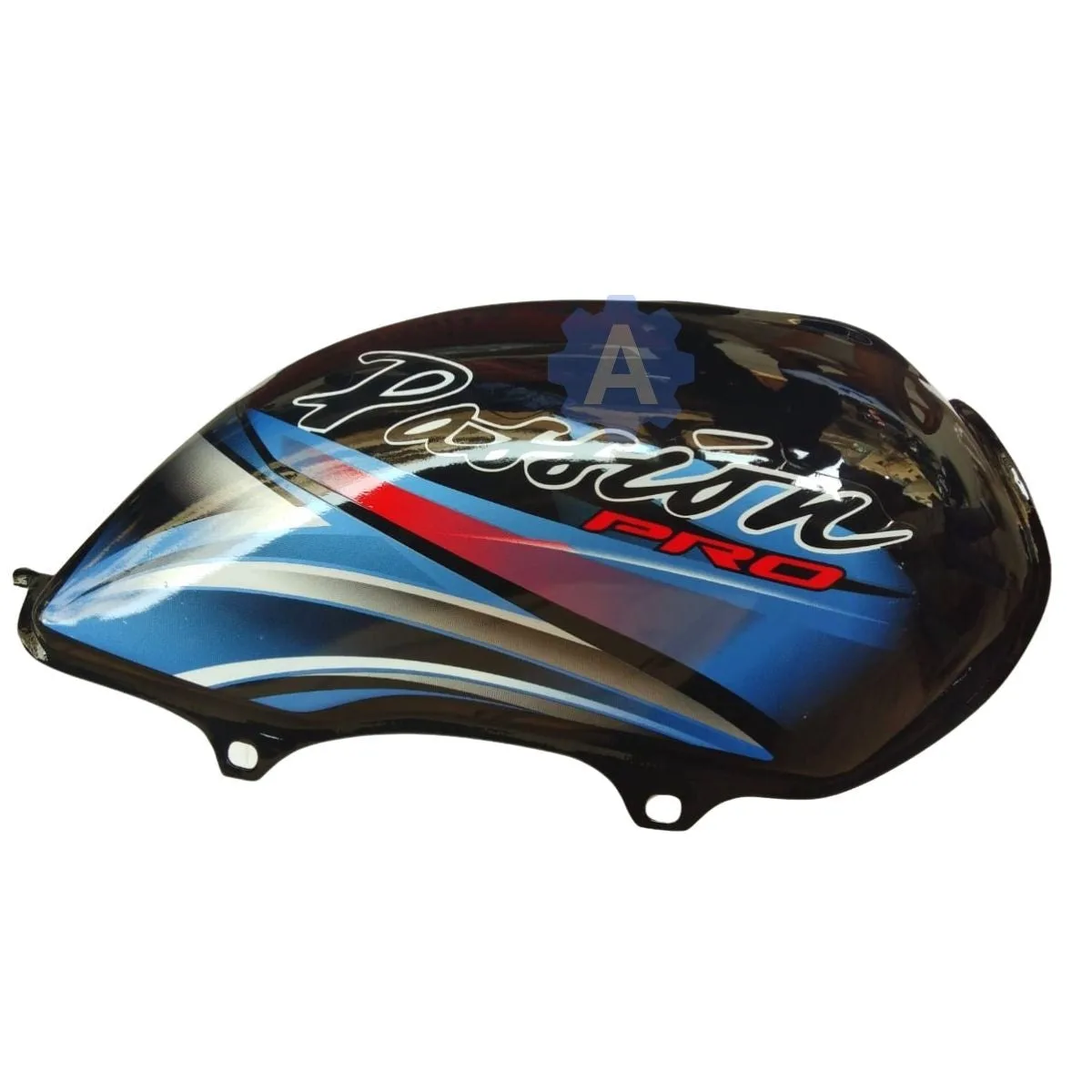 Ensons Petrol Tank for Hero Passion Pro 2016 Model (Blue/Black)