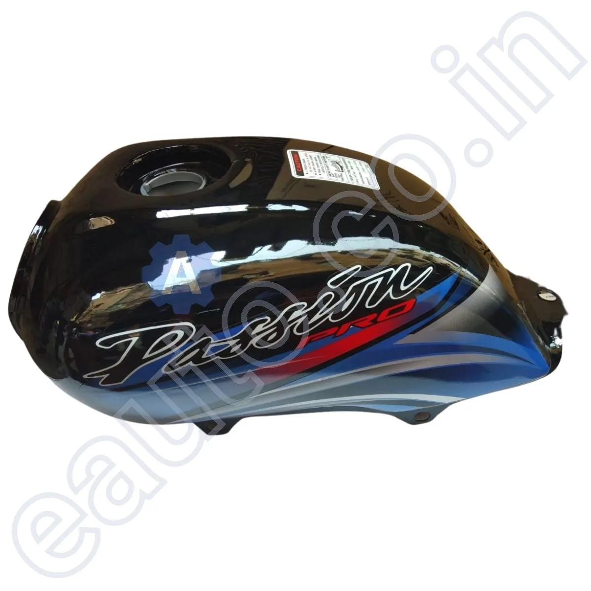 Ensons Petrol Tank for Hero Passion Pro 2016 Model (Blue/Black) 2