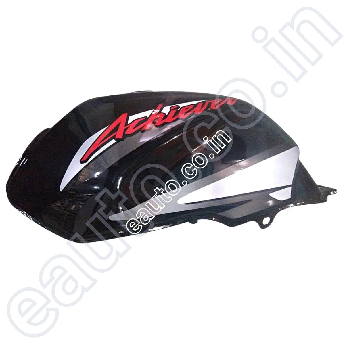 Enson Petrol Tank for Hero Achiever (Black/Silver) 2
