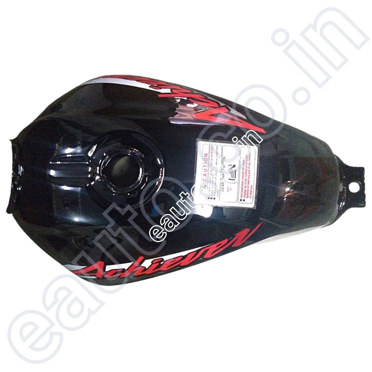 Enson Petrol Tank for Hero Achiever (Black/Silver) 3