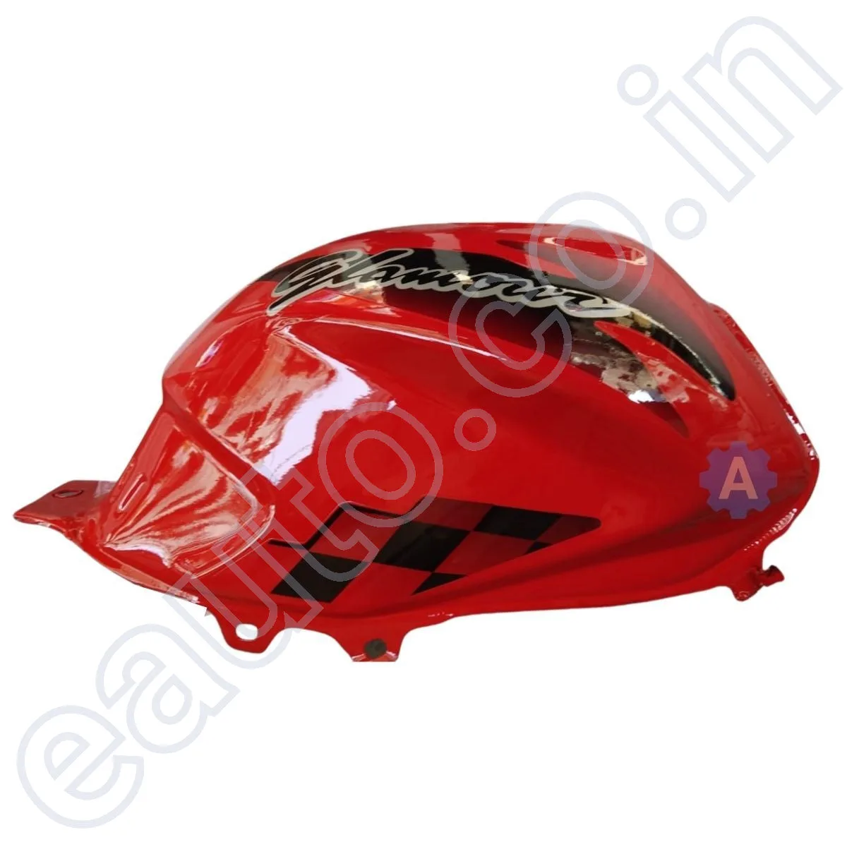 Ensons Petrol Tank for Hero Glamour Type 2 (Red) 3