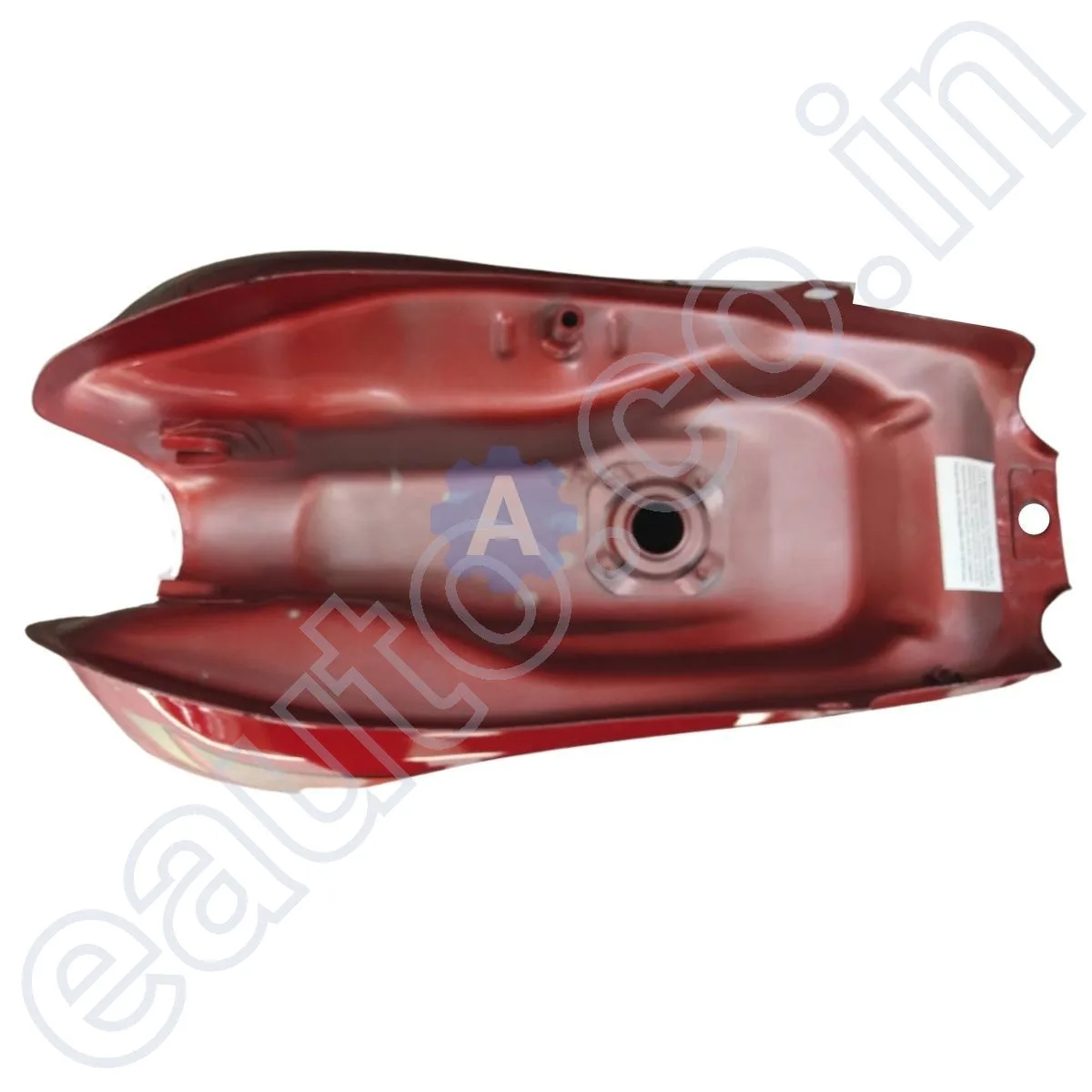 Ensons Petrol Tank for Hero CD Deluxe New Model (Red/Orange) 4