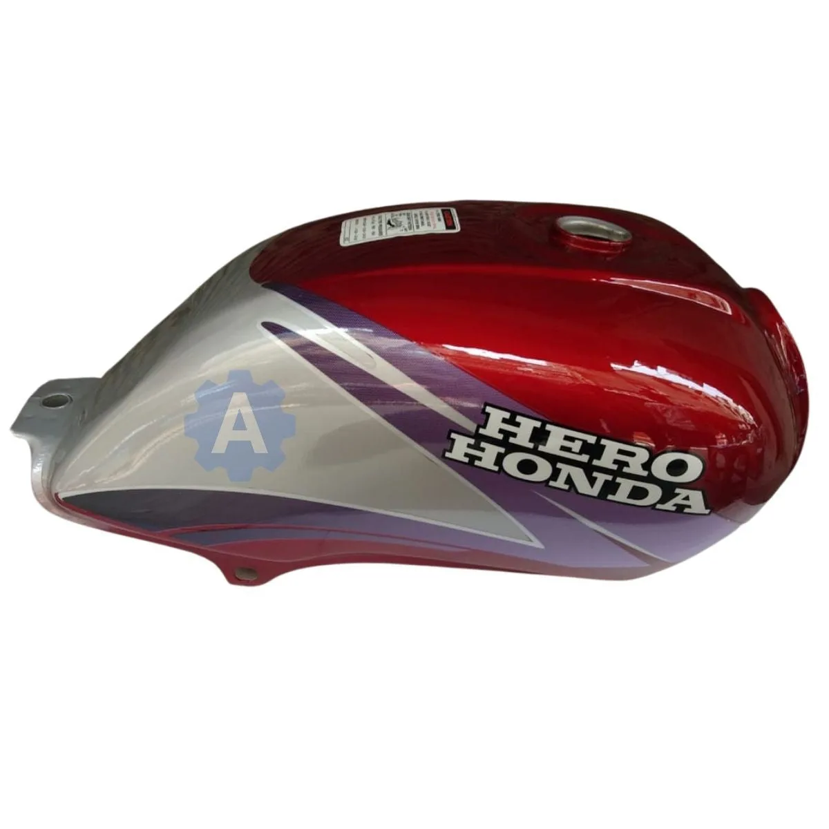 Ensons Petrol Tank for Hero Passion Plus (Red/Purple)