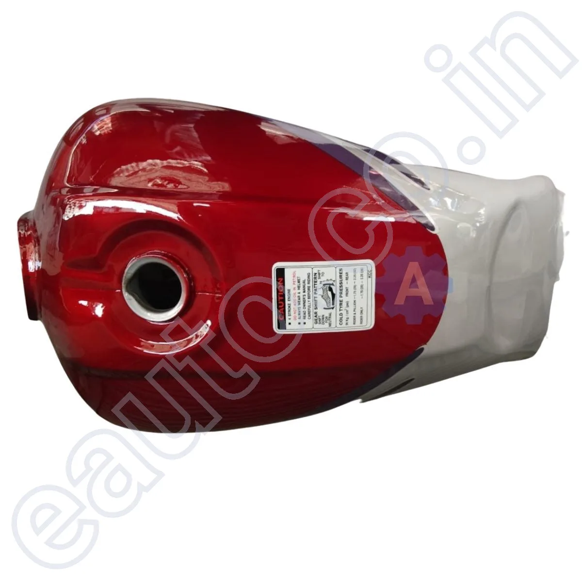 Ensons Petrol Tank for Hero Passion Plus (Red/Purple) 3