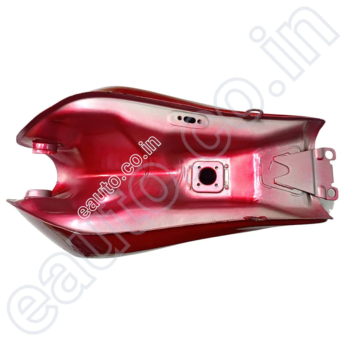 Ensons Petrol Tank for Bajaj Platina 100 (Red/Silver) 4