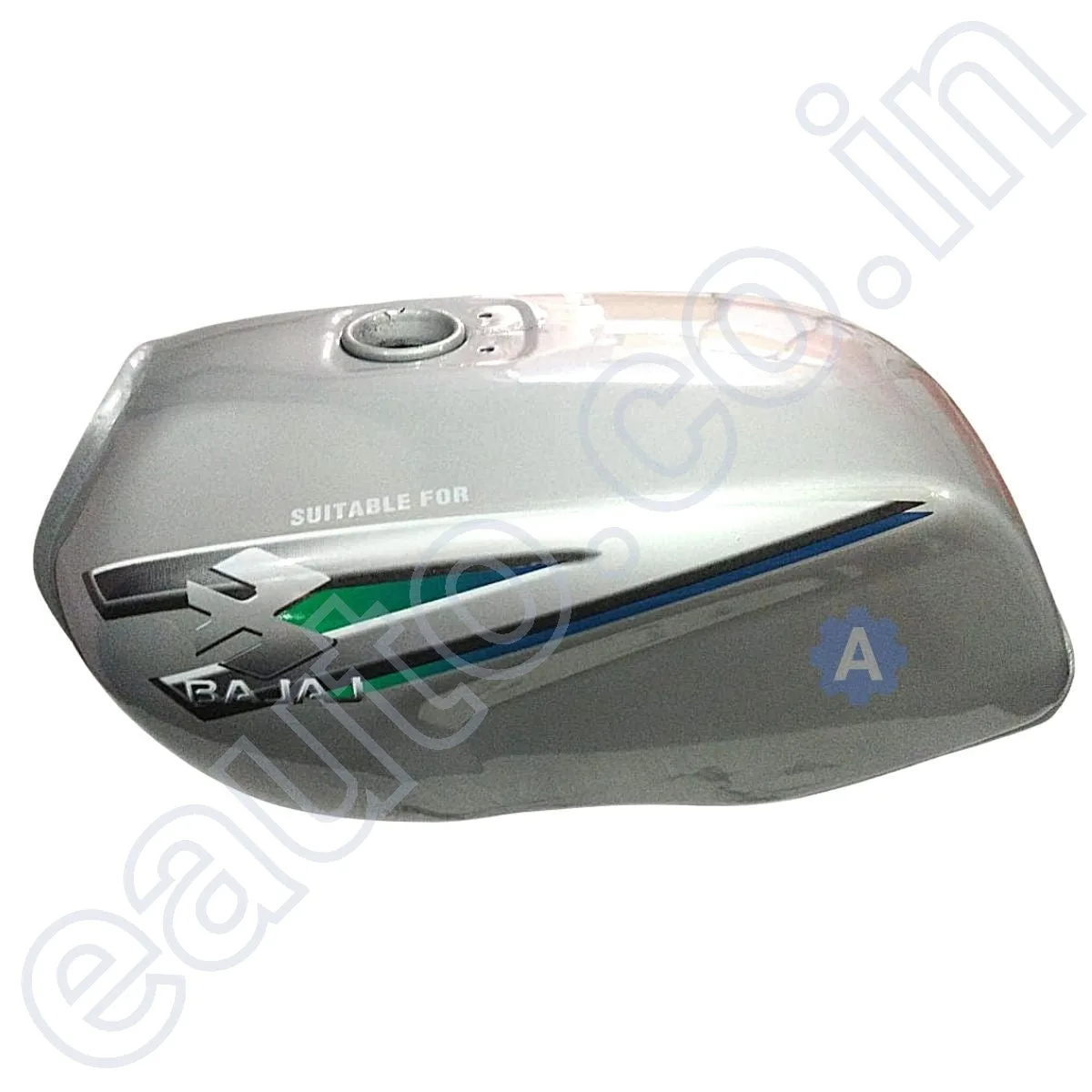 Ensons Petrol Tank for Bajaj Boxer CT Deluxe (Silver) 3