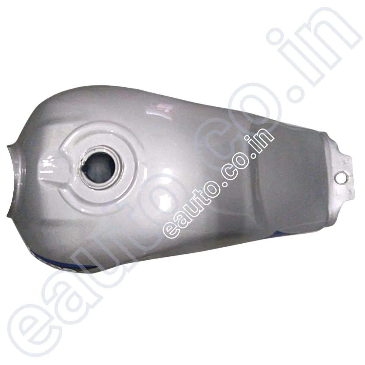 Ensons Petrol Tank for Hero CD Deluxe New Model (Silver/Blue) 2