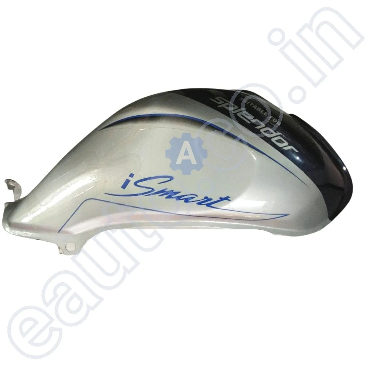 Ensons Petrol Tank for Hero Splendor iSmart BS3 (Silver/Blue) 3