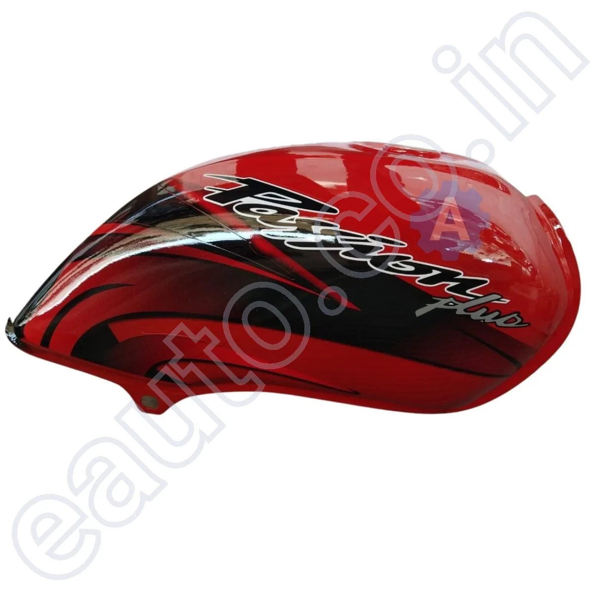 Ensons Petrol Tank for Hero Passion Plus Alloy Wheel (Sports Red/Black) 3