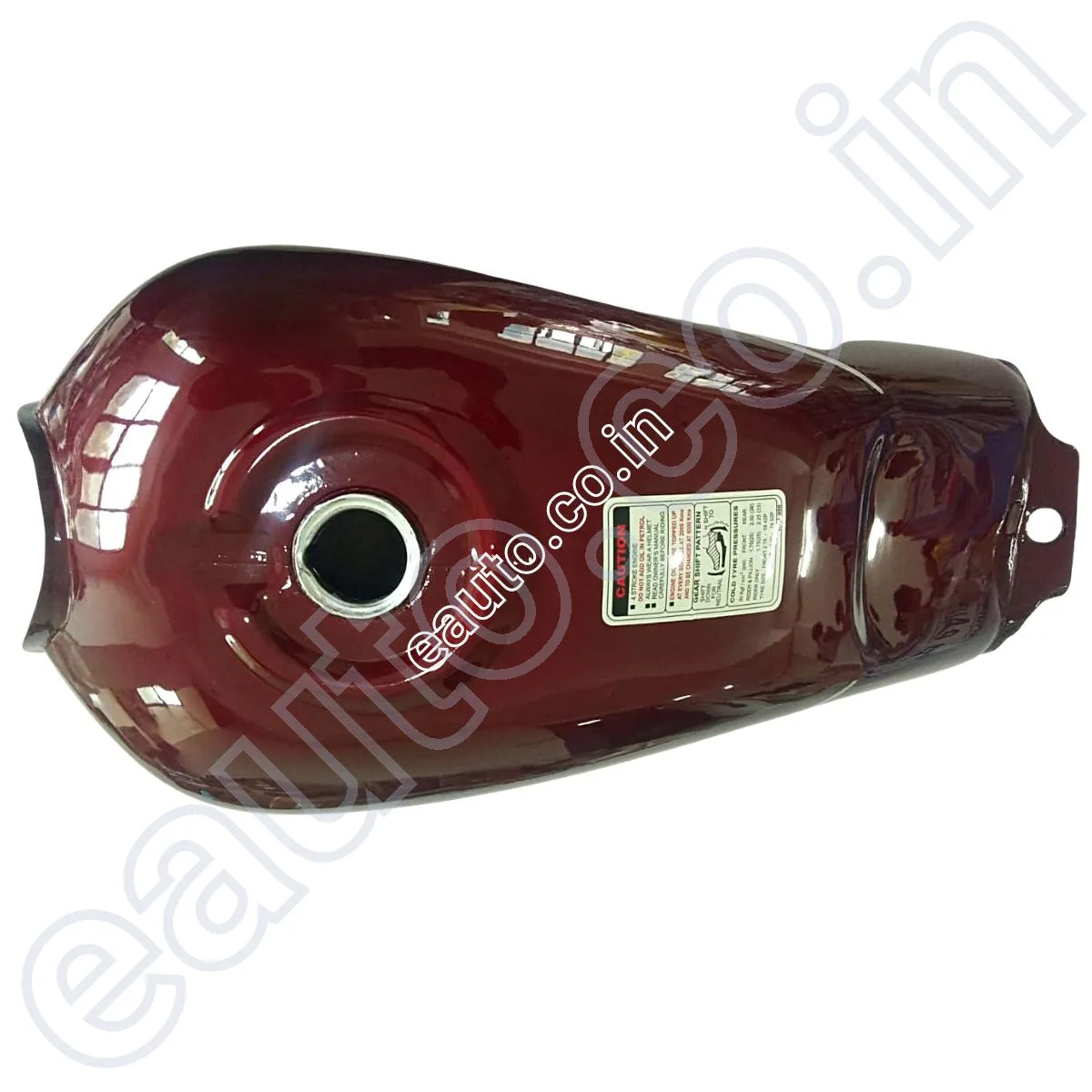 Ensons Petrol Tank for Hero CD Dawn New Model (Wine Red) 3
