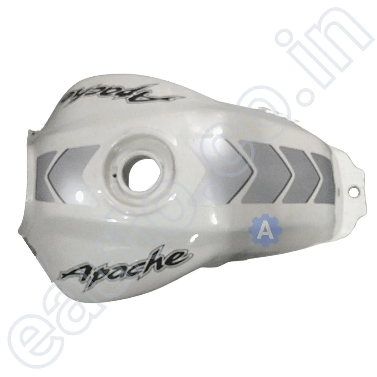 Ensons Petrol Tank for TVS Apache RTR 160 (White) 2