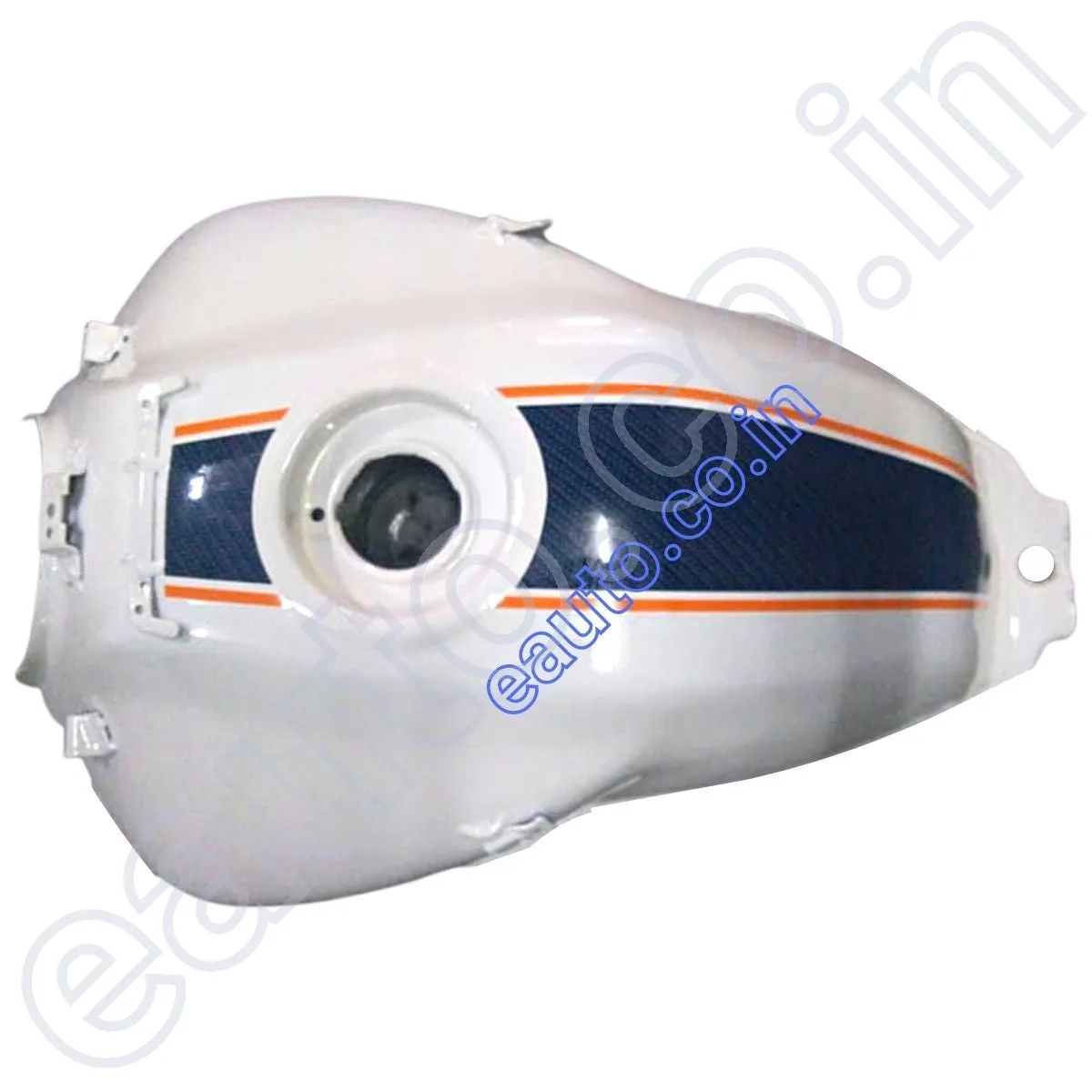 Ensons Petrol Tank for TVS Apache RTR 180 (White) 3