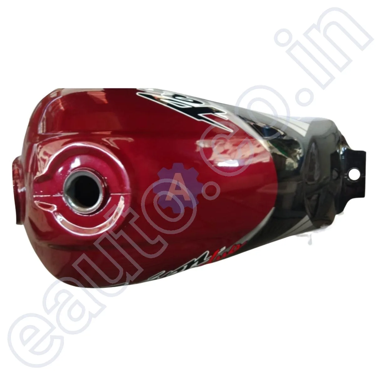 Ensons Petrol Tank for Hero Passion Plus Alloy Wheel (Wine Red/Silver) 2