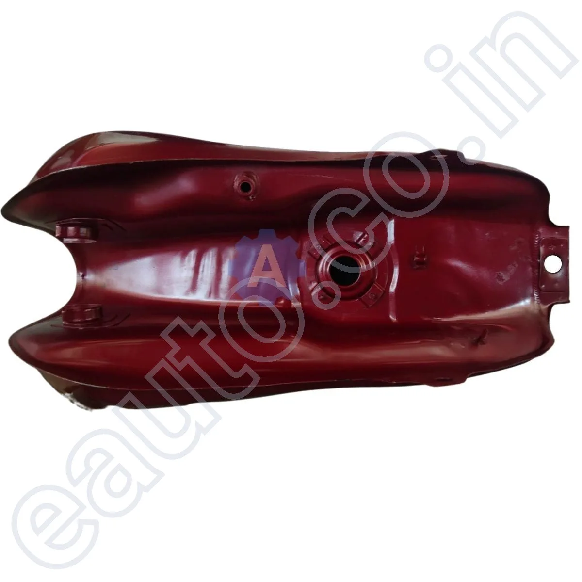 Ensons Petrol Tank for Hero Passion Plus Alloy Wheel (Wine Red/Silver) 4