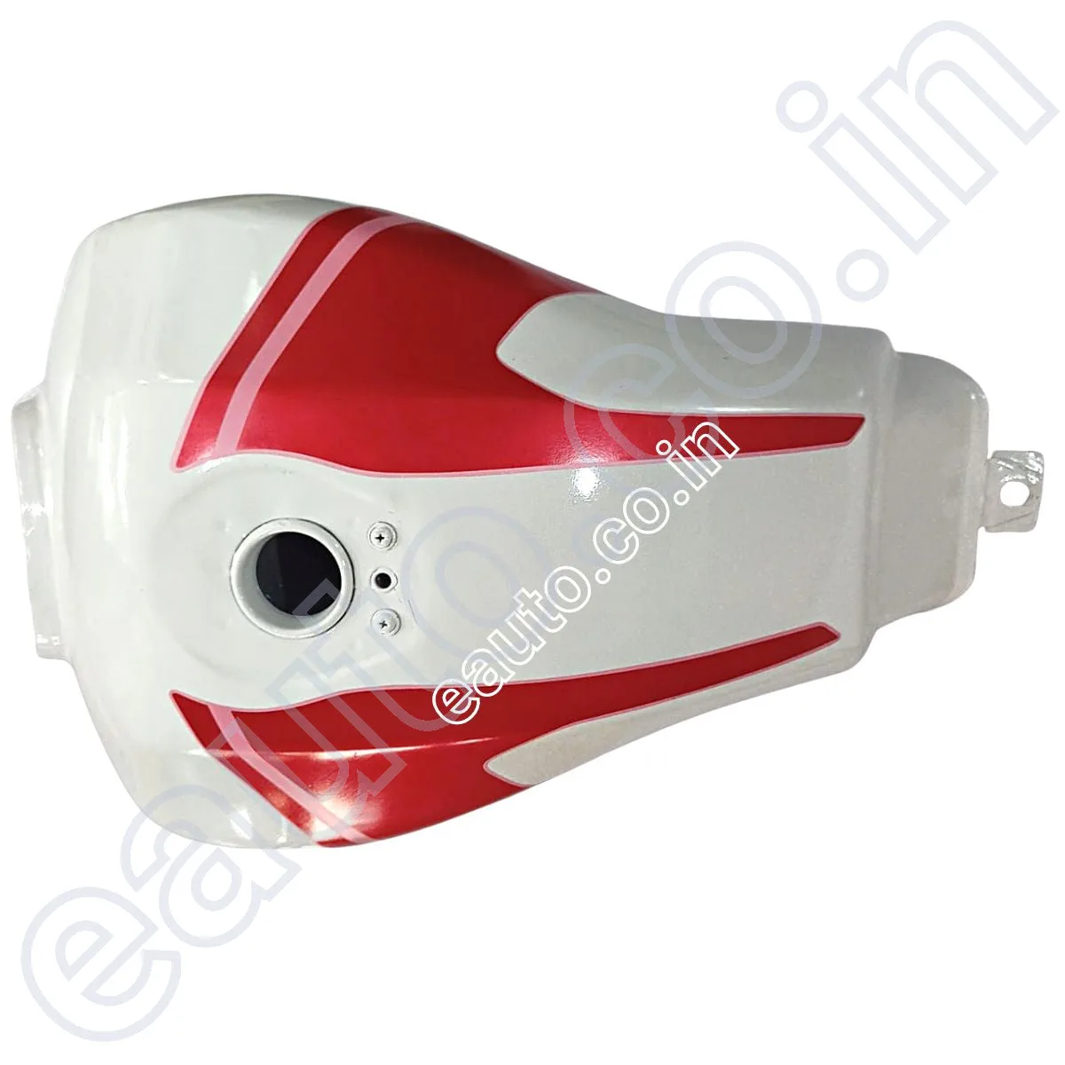 ENSONS Fuel Tank for Bajaj Vikrant V15 | V12 | White with Red sticker 2
