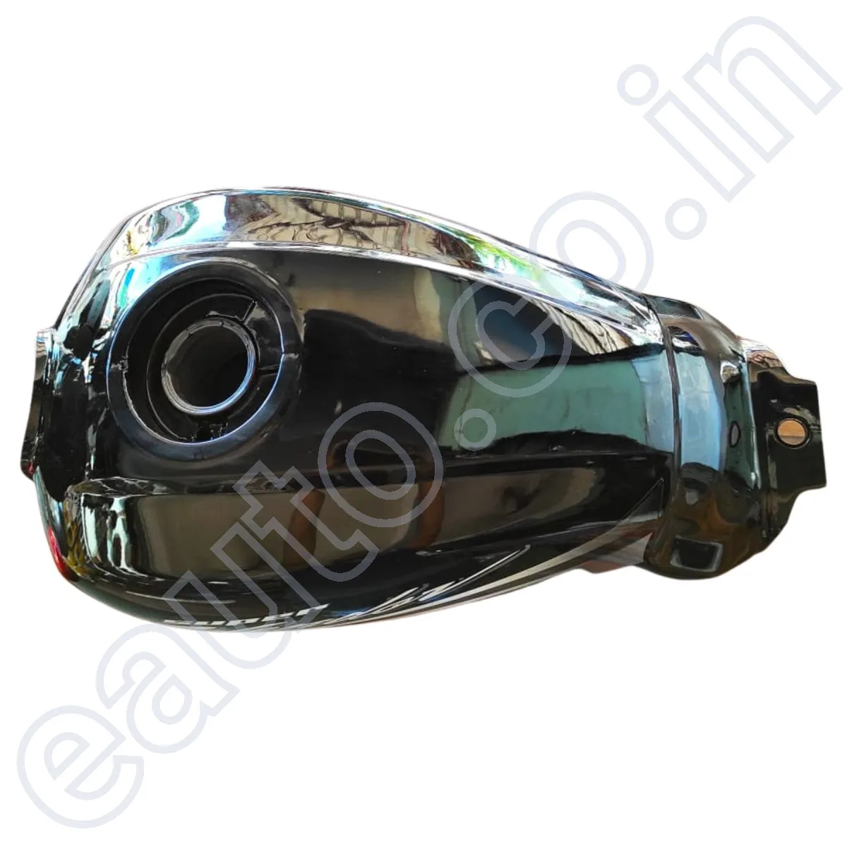 ENSONS Fuel Tank for Hero Super Splendor ( Black Grey Petrol Tank or Tanki) 3