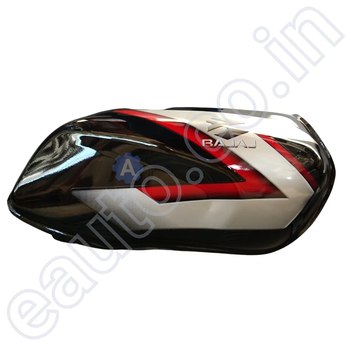 Ensons Petrol Tank for Bajaj CT 100 (Black/Red) 3