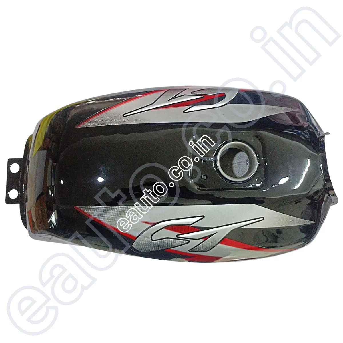 Ensons Petrol Tank for Bajaj CT 100 New Model | BS4 | Black & Red 2