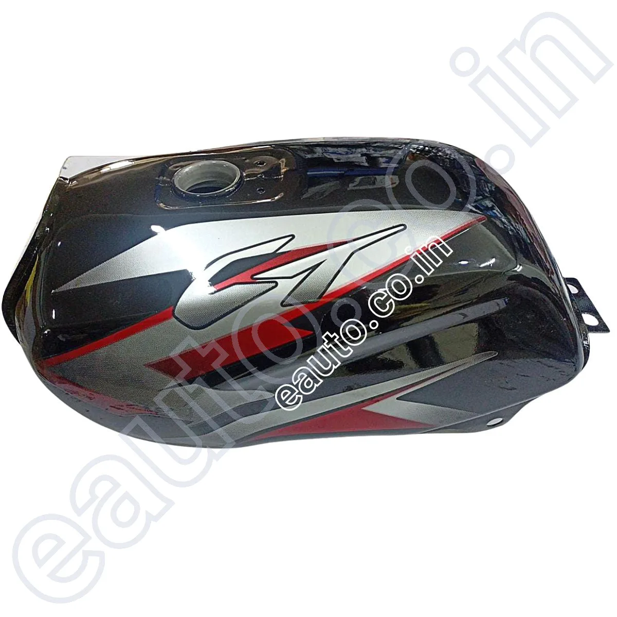 Ensons Petrol Tank for Bajaj CT 100 New Model | BS4 | Black & Red 3