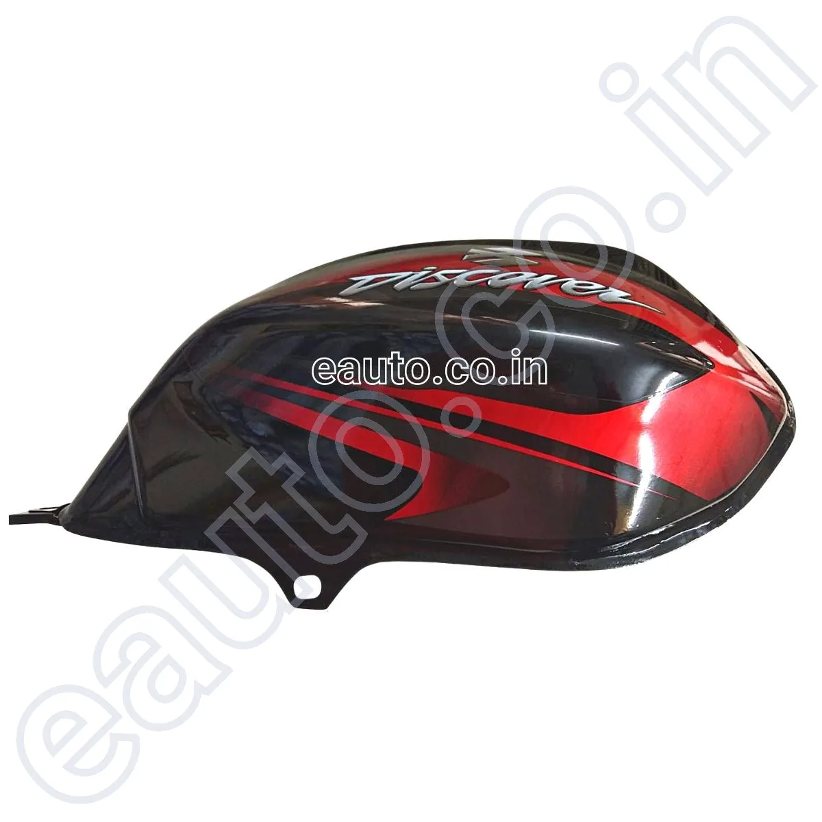Ensons Petrol Tank for Bajaj Discover 125 New Model |150 New Model | Black & Red 2