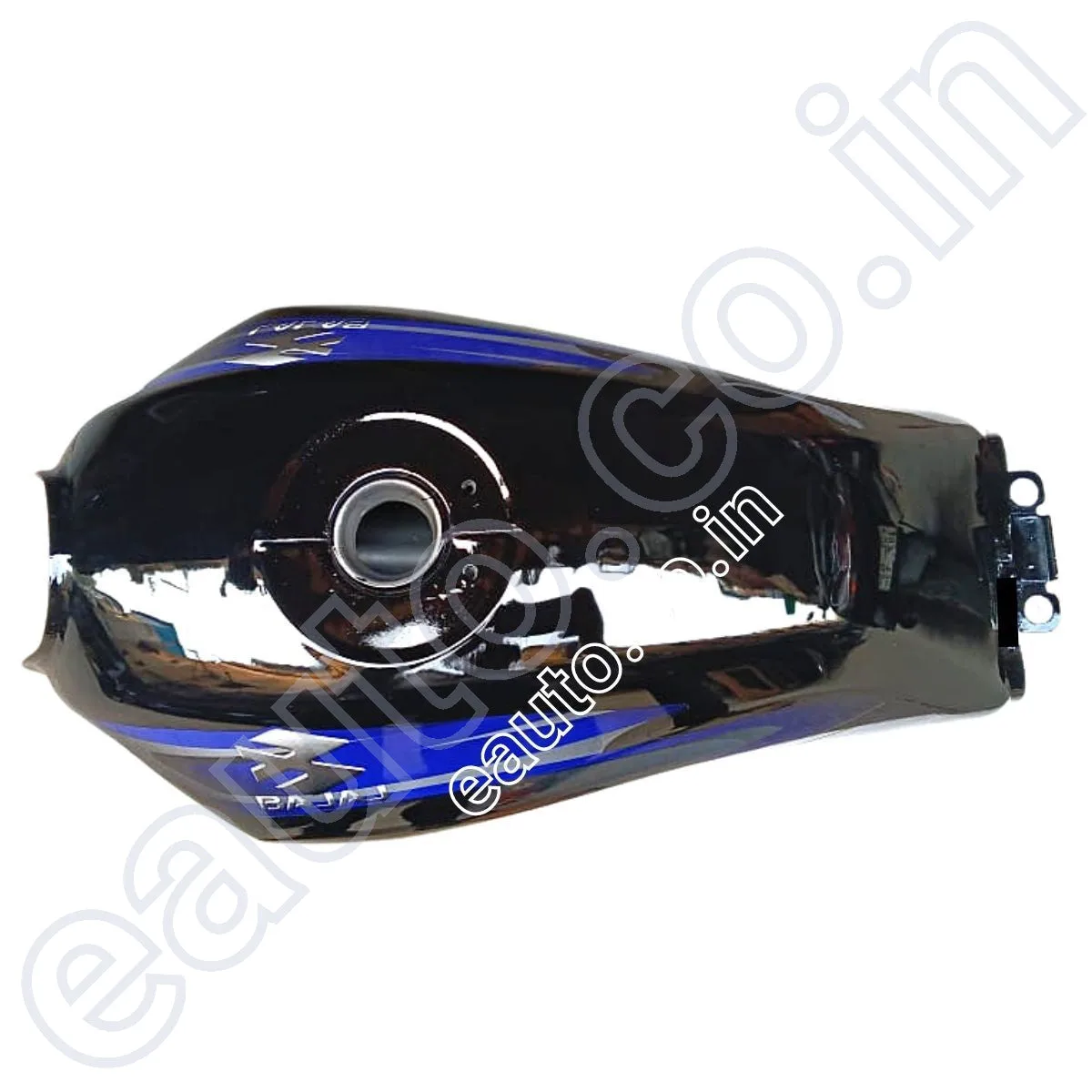 Ensons Petrol Tank for Bajaj Platina 100 | Black/Blue 4