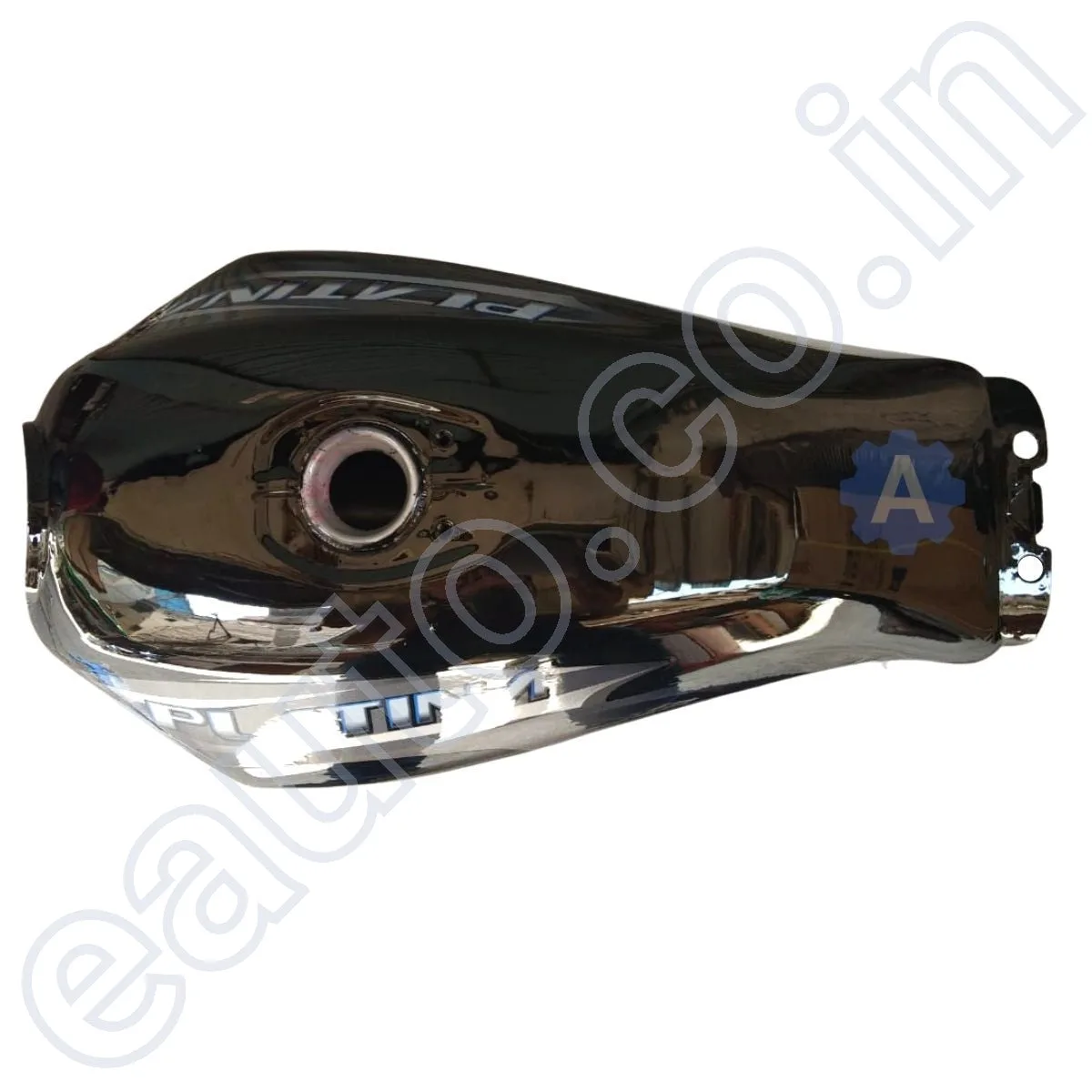 Ensons Petrol Tank for Bajaj Platina 100 New Model (Silver/Grey) 2