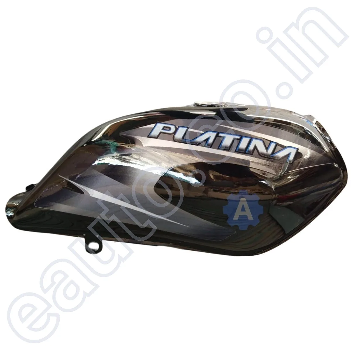 Ensons Petrol Tank for Bajaj Platina 100 New Model (Silver/Grey) 3