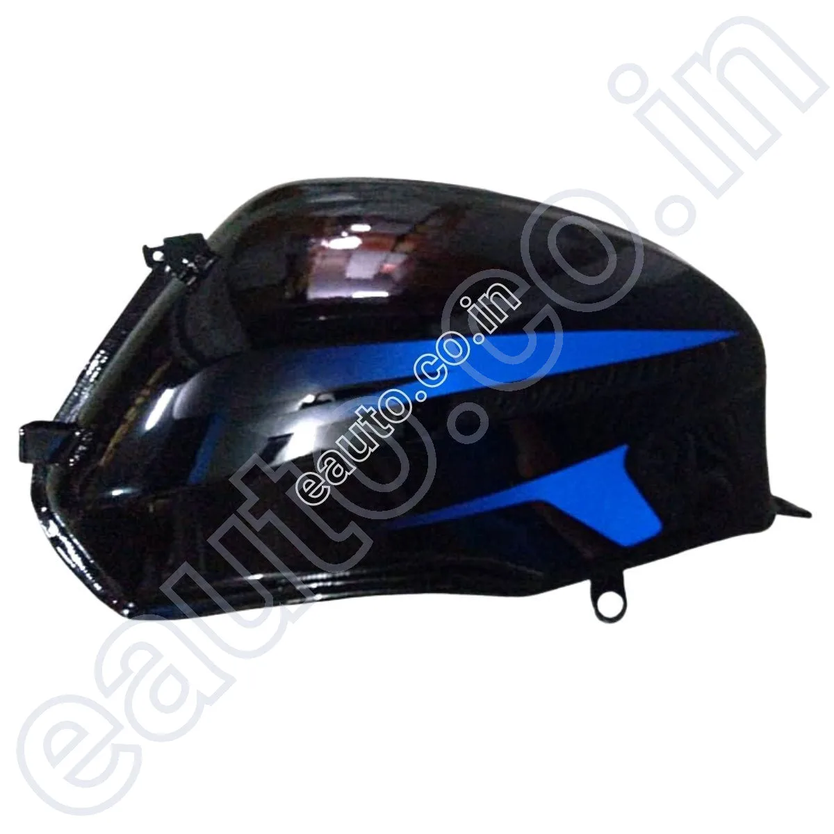 Ensons Petrol Tank for Bajaj Pulsar 150/180 BS3  UG6 with Monogram | Black & Blue 2