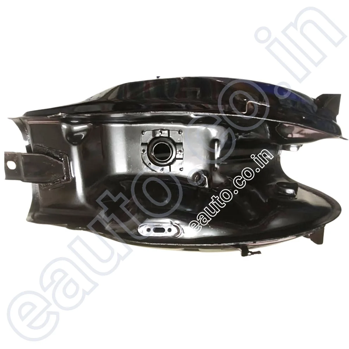 Ensons Petrol Tank for Bajaj XCD 135 | Black with Blue Sticker 4