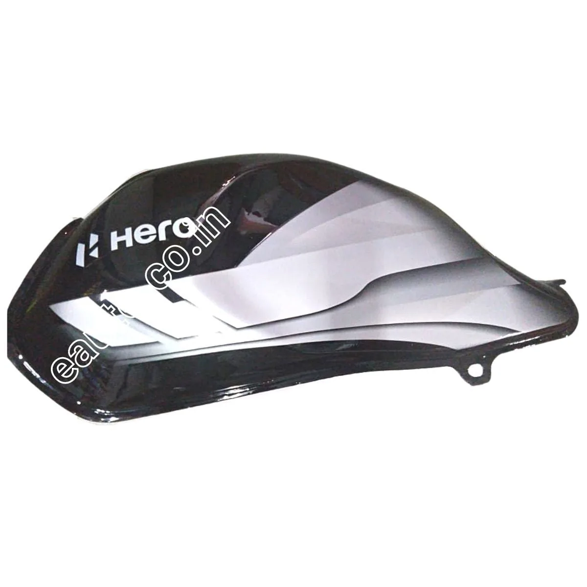 Ensons Petrol Tank for Hero HF Deluxe BS6 | Black & Silver