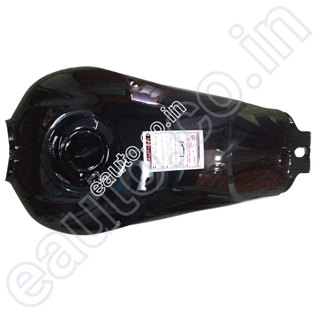 Ensons Petrol Tank for Hero HF Deluxe BS6 | Black & Silver 2