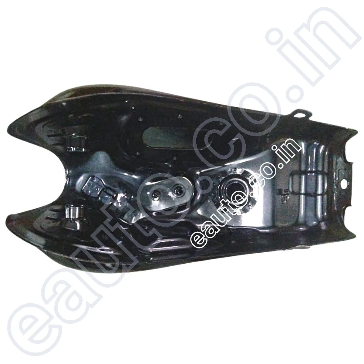 Ensons Petrol Tank for Hero HF Deluxe BS6 | Black & Silver 3