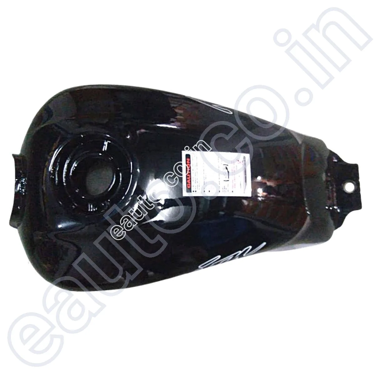 Ensons Petrol Tank for Hero Passion Pro 2016 Model (Black/Silver) 2