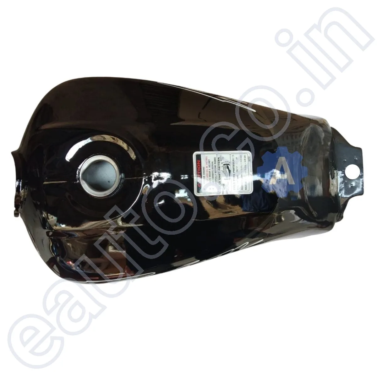 Ensons Petrol Tank for Hero Passion Pro (Black/Silver) 3